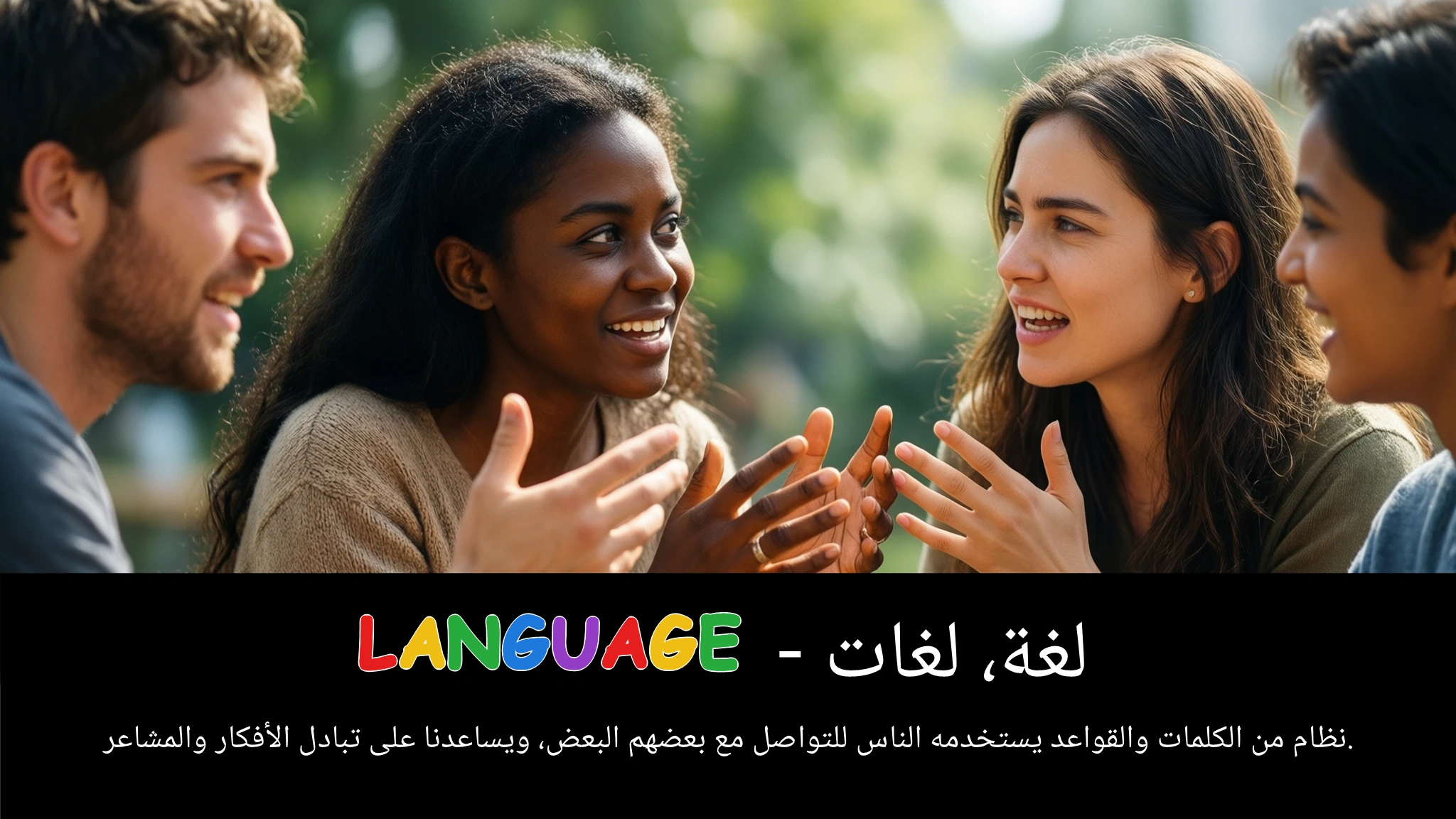 Arabic Illustration for language